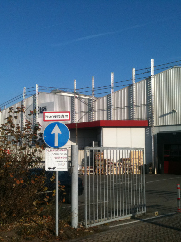 Dach mit Absturzsicherung