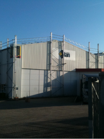 Absturzsicherung an Halle